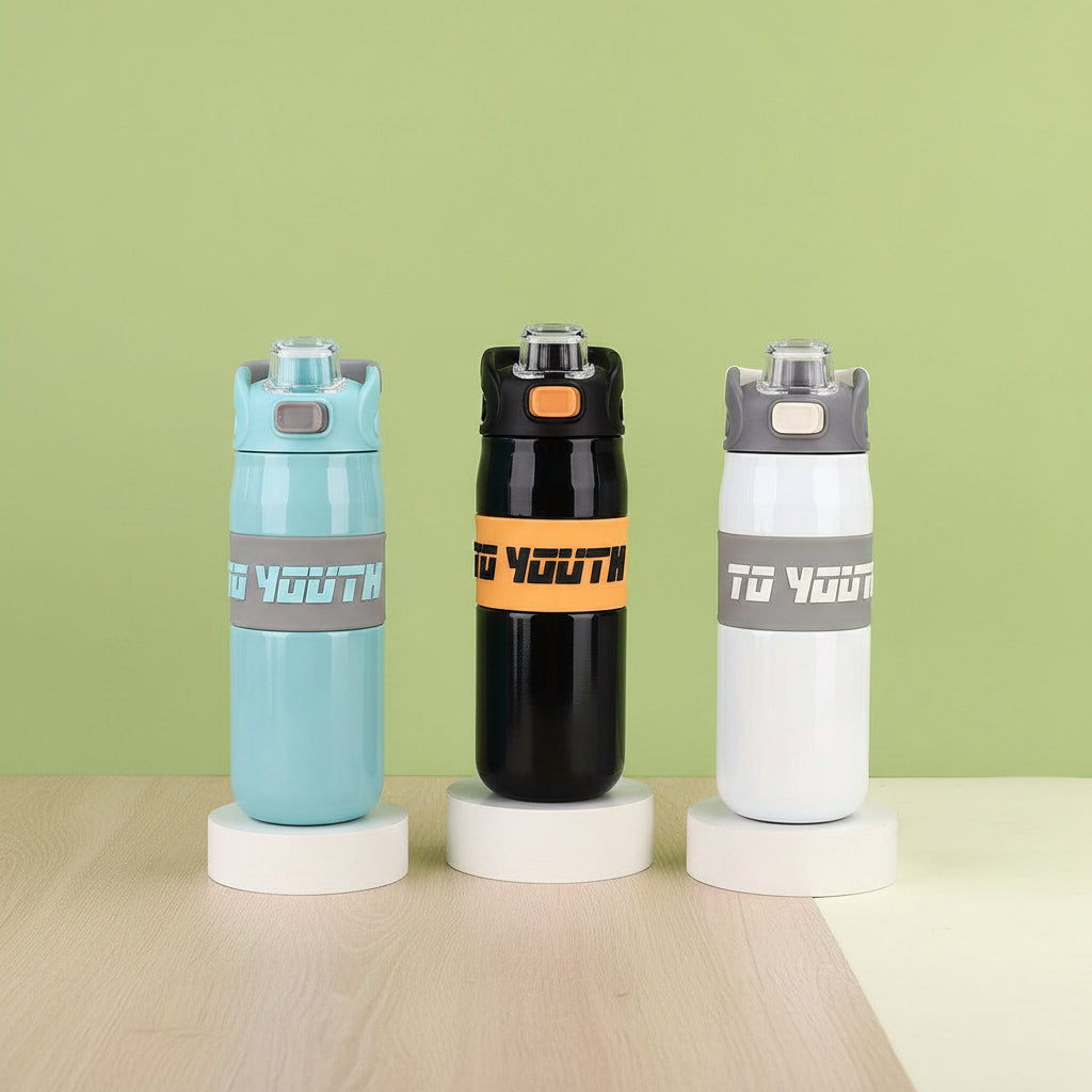 680ml Large Gym Bottle | Insulated Steel Sport Flask