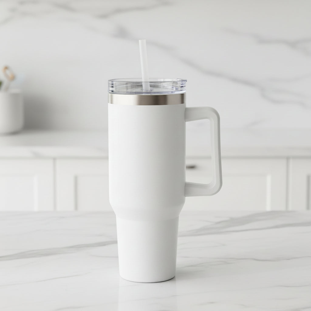 1.2L Stanley-Style Tumbler with Handle & Straw | 5 Colors