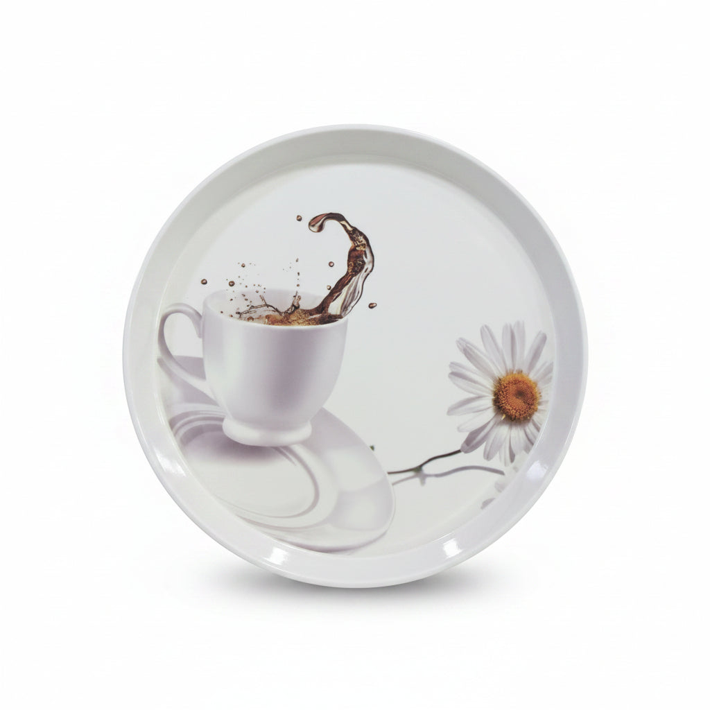 12-Inch Round Melamine Serving Tray | 15 Prints
