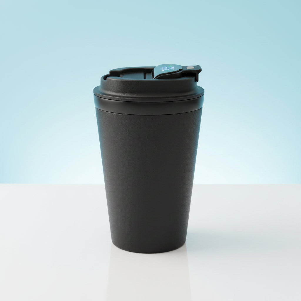 380ml Smart Coffee Tumbler | LED Temperature Display Travel Mug