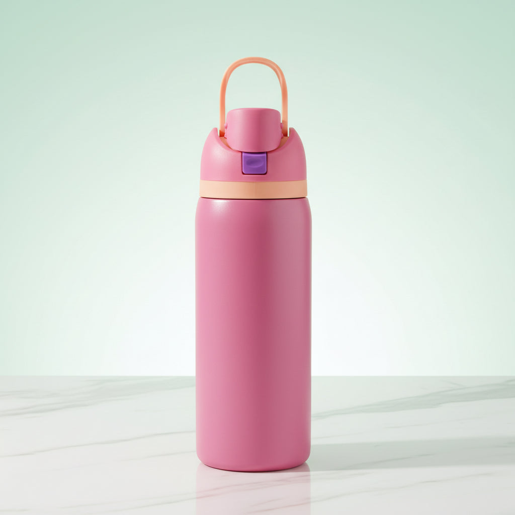 1 Litre Sport Bottle | Insulated Steel, Leakproof Gym Flask