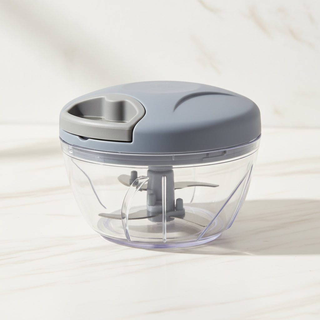 Pull-String Vegetable Chopper | Manual Mini Food Processor, No Power