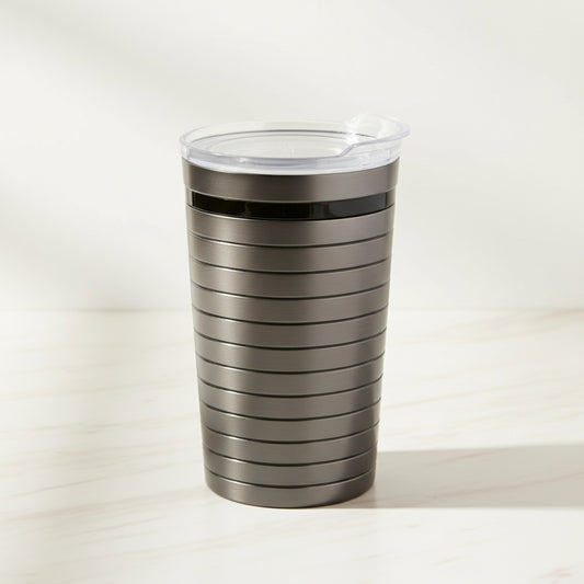 Stainless Steel Airtight Canister | Ribbed Kitchen Storage Jar