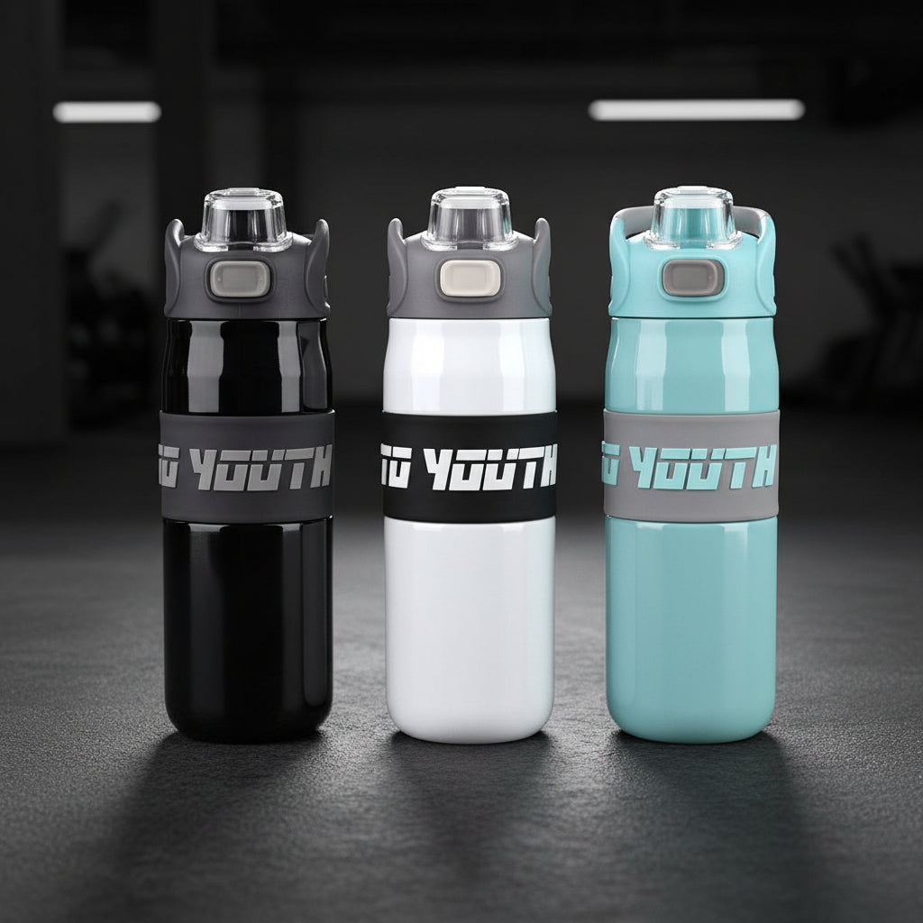 680ml Large Gym Bottle | Insulated Steel Sport Flask