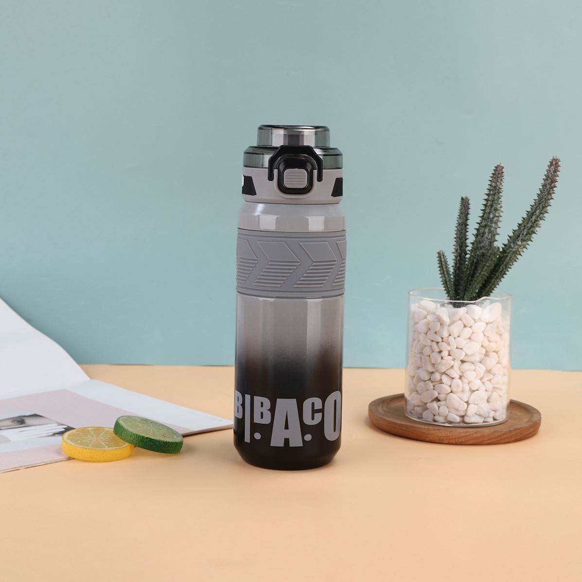650ml Gym Thermos | Leakproof Insulated Bottle, 4 Colors