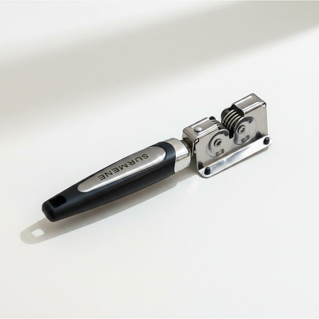 Dual-Wheel Knife Sharpener | Manual Handheld Blade Grinder