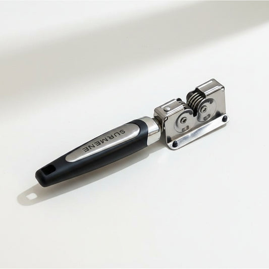 Dual-Wheel Knife Sharpener | Manual Handheld Blade Grinder