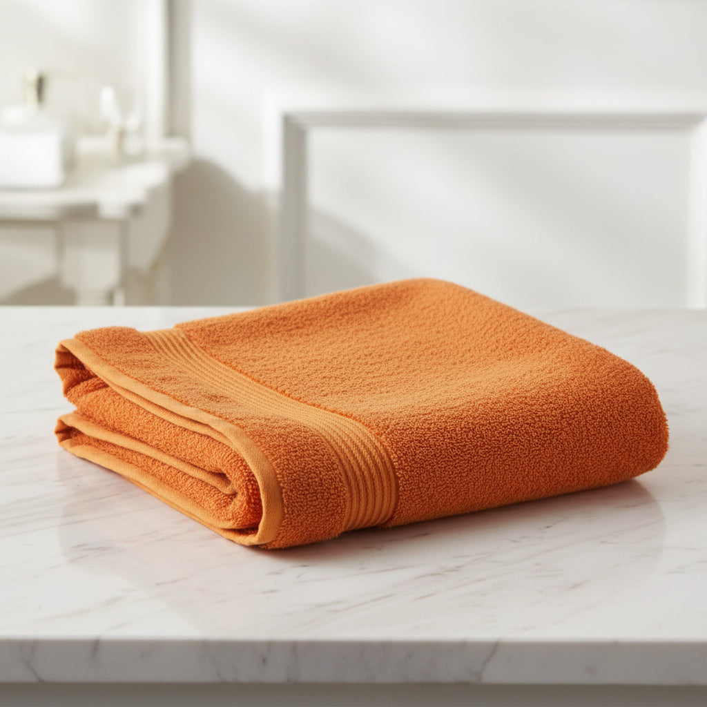 Export Quality Egyptian Cotton Bath Towels | 7 Premium Colors