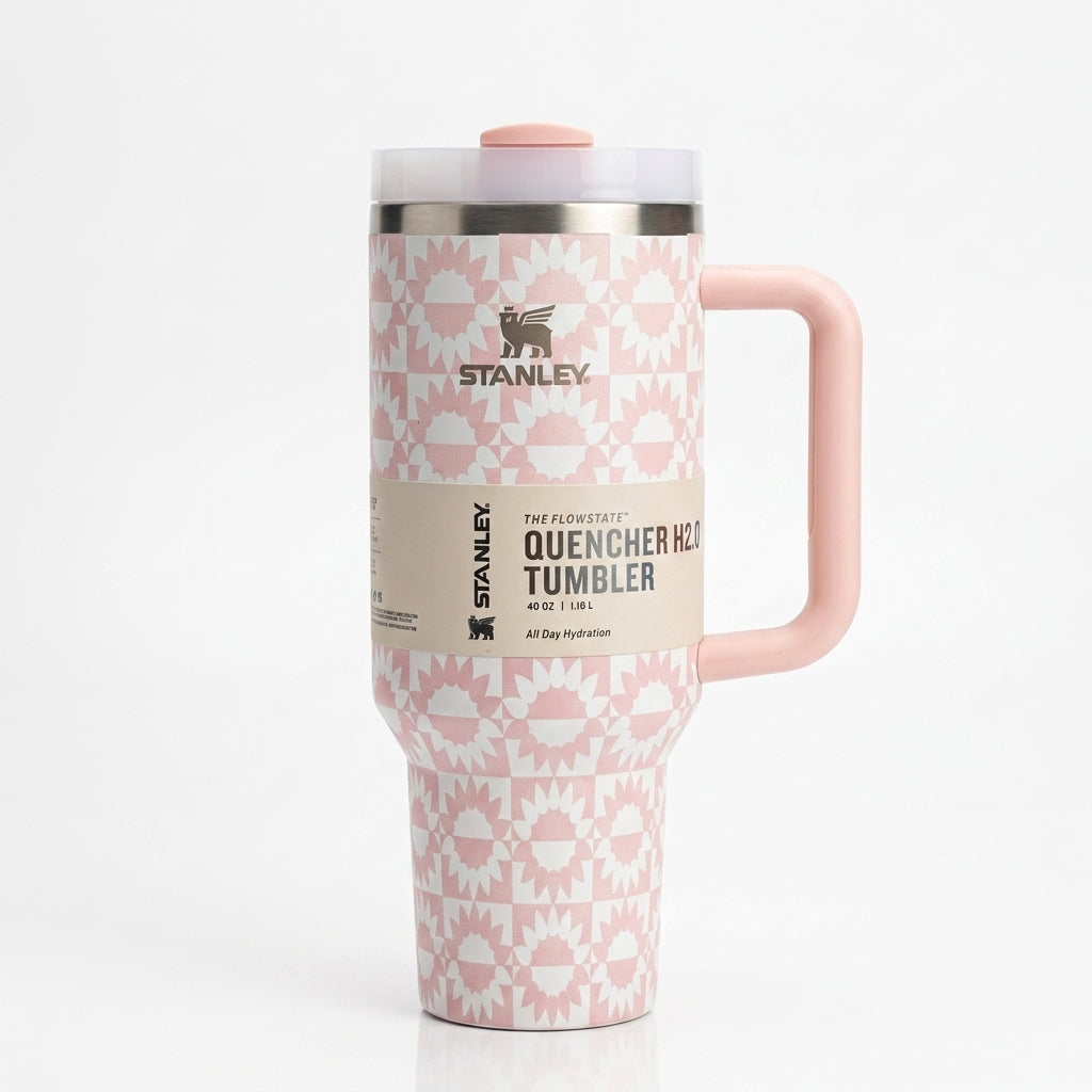 Stanley Quencher H2.0 FlowState™ Tumbler | 1.2L (40oz) Premium Textured Print Travel Cup