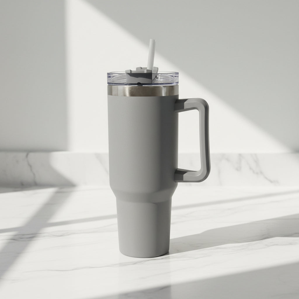 1.2L Stanley-Style Tumbler with Handle & Straw | 5 Colors
