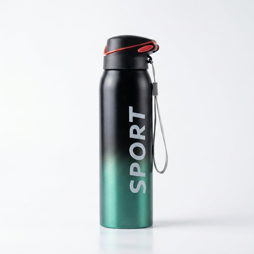 Double-Tone Insulated Sports Bottle | 500ml Hot & Cold Flask with Sipper
