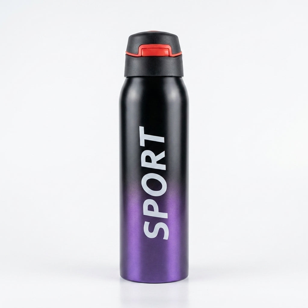 Double-Tone Insulated Sports Bottle | 500ml Hot & Cold Flask with Sipper