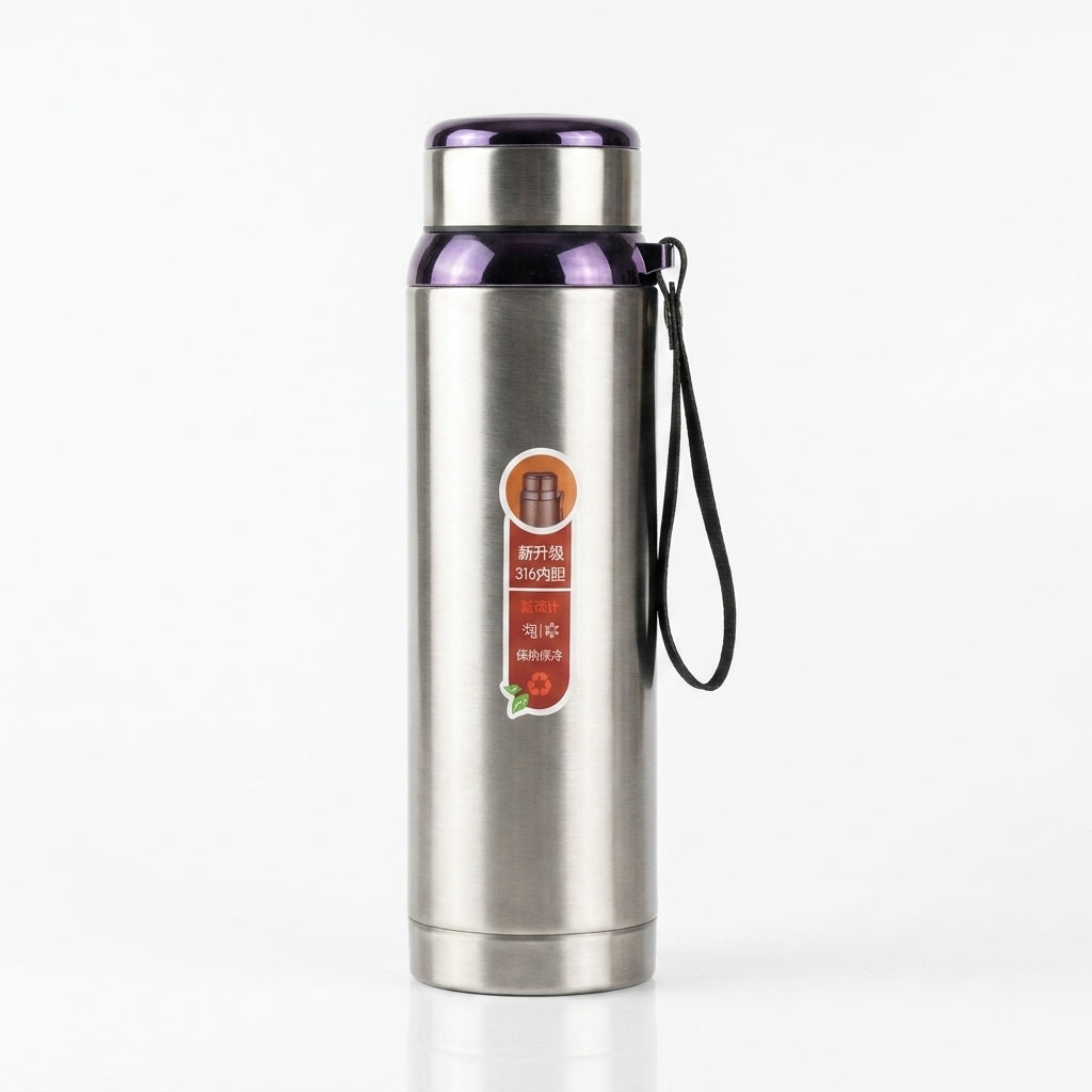 Premium SUS 316 Stainless Steel Vacuum Flask | 1000ml High-Capacity Travel Water Bottle