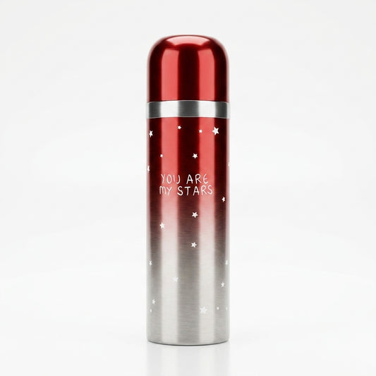 "You are my Stars" Double-Tone Stainless Steel Vacuum Bottle | 500ml Insulated Kids Thermos