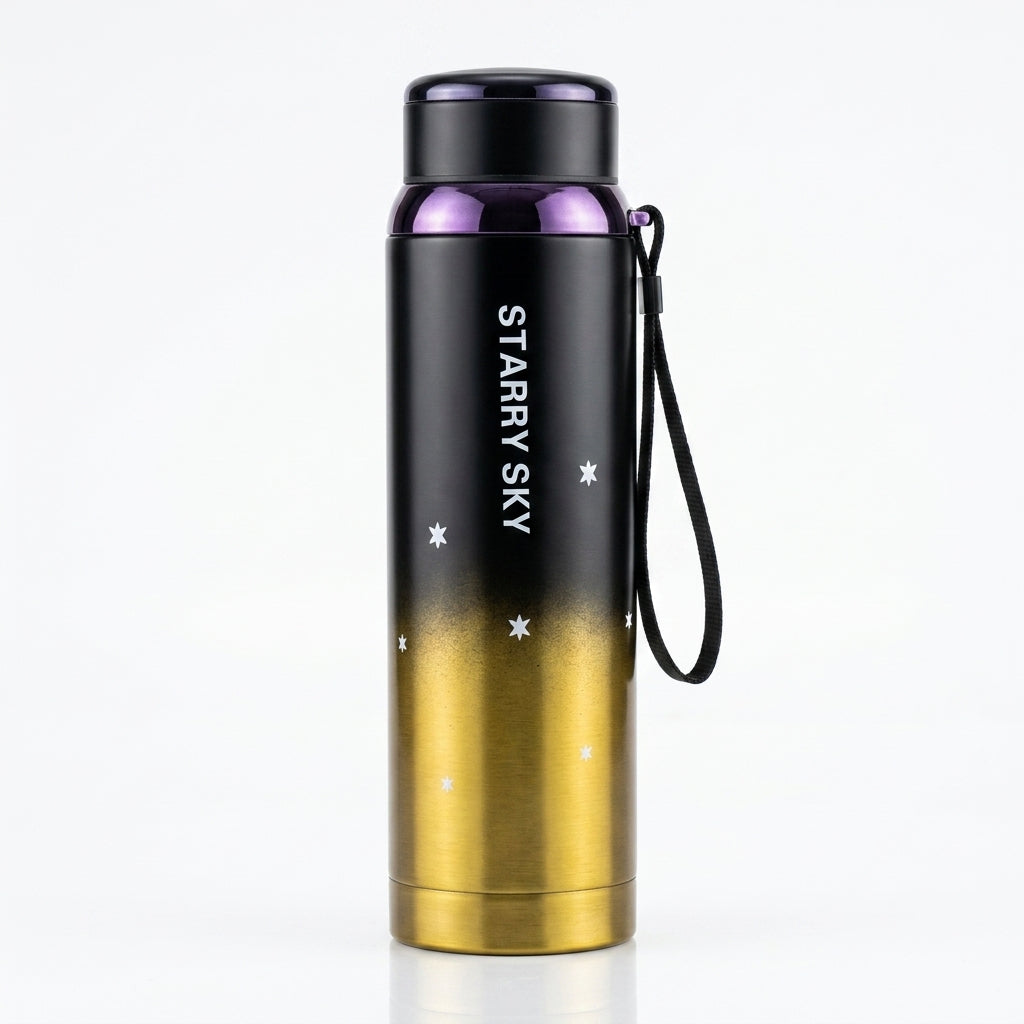 "Starry Sky" Double-Tone Vacuum Flask | 1000ml High-Capacity Travel Bottle