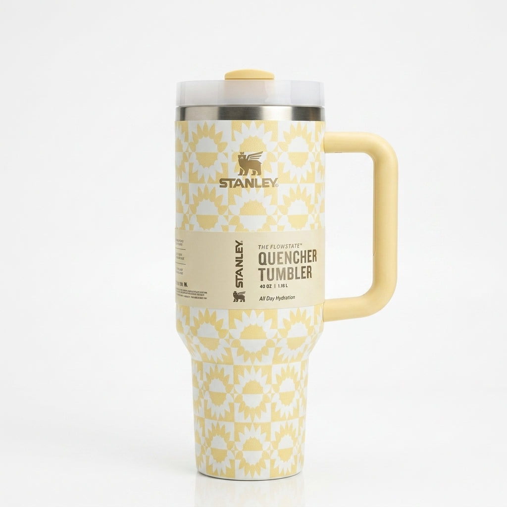 Stanley Quencher H2.0 FlowState™ Tumbler | 1.2L (40oz) Premium Textured Print Travel Cup