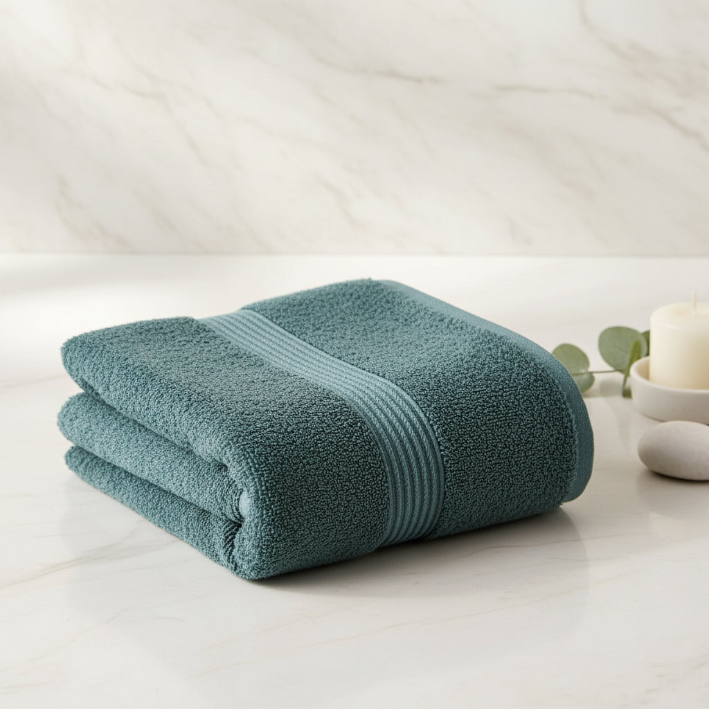 Export Quality Egyptian Cotton Bath Towels | 7 Premium Colors