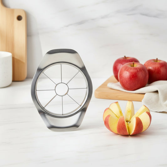 Stainless Steel Apple Corer & Slicer | 8-Blade Wedge Cutter