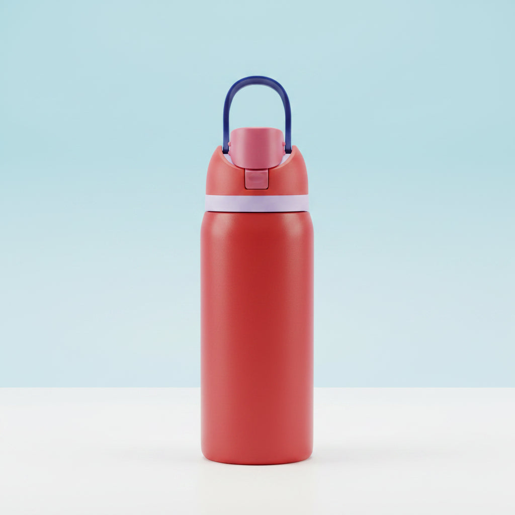 1 Litre Sport Bottle | Insulated Steel, Leakproof Gym Flask