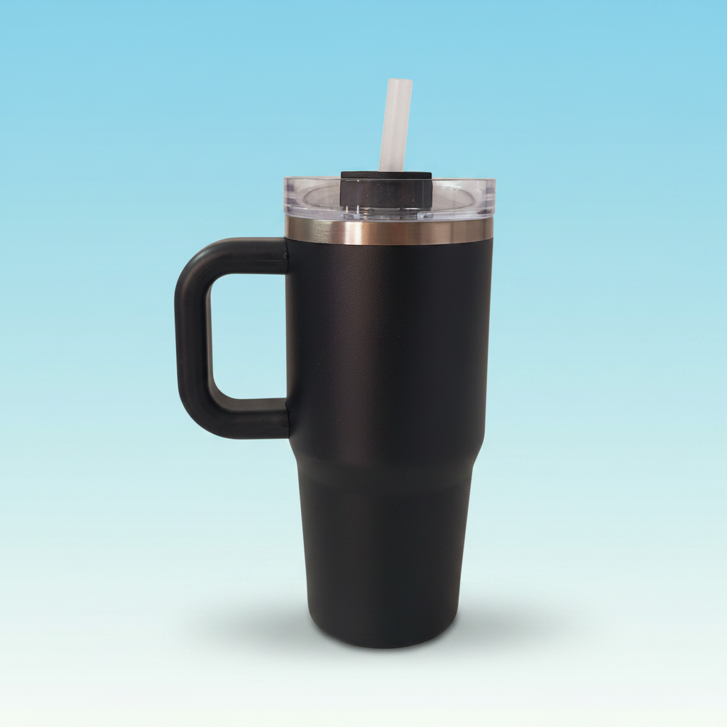 300ml Mini Office Tumbler | Compact Coffee/Tea Steel Cup