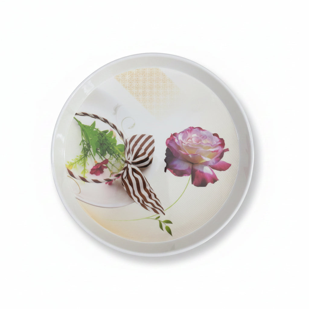 Signature 10-Inch Round Melamine Serving Tray