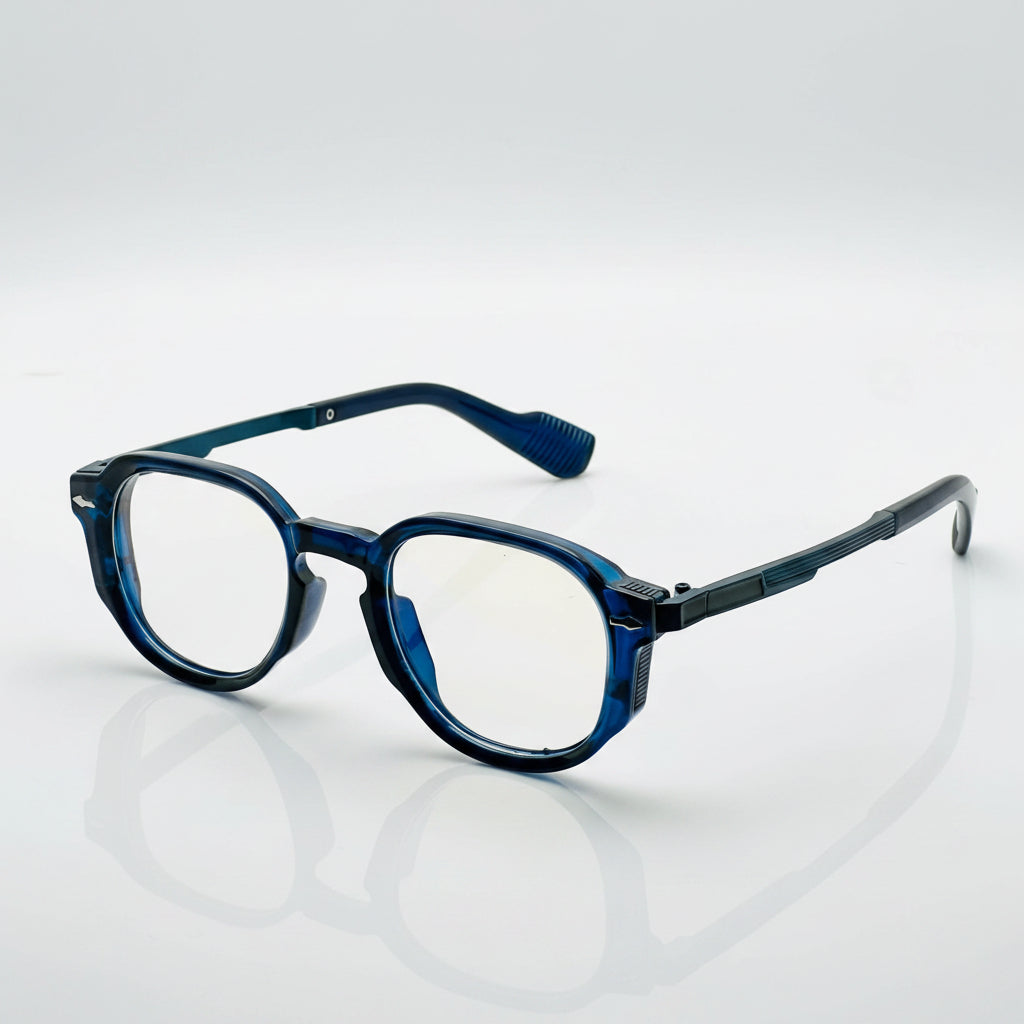 Bold Square Eyeglass Frames | Blue Light Blocker, 5 Designer Colors