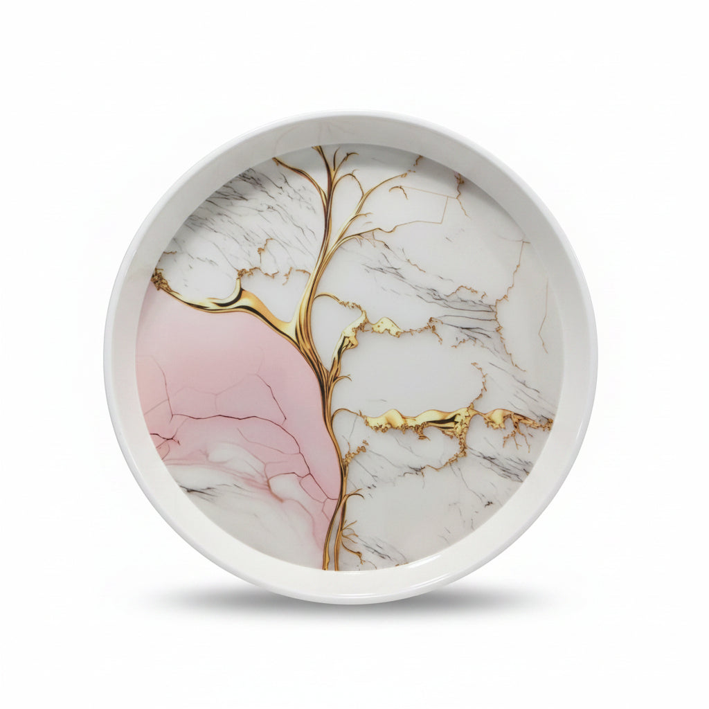 Signature 10-Inch Round Melamine Serving Tray
