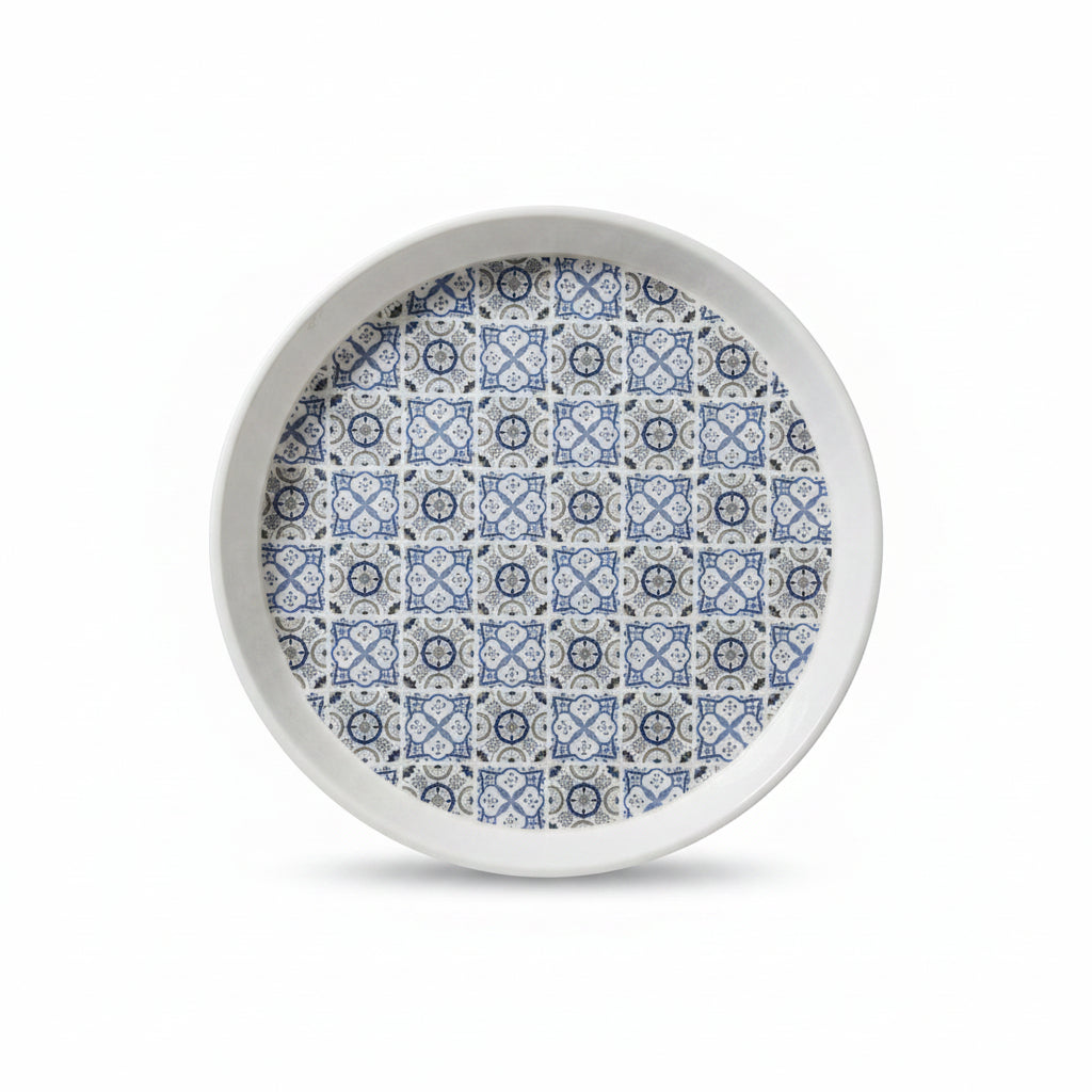 Signature 10-Inch Round Melamine Serving Tray