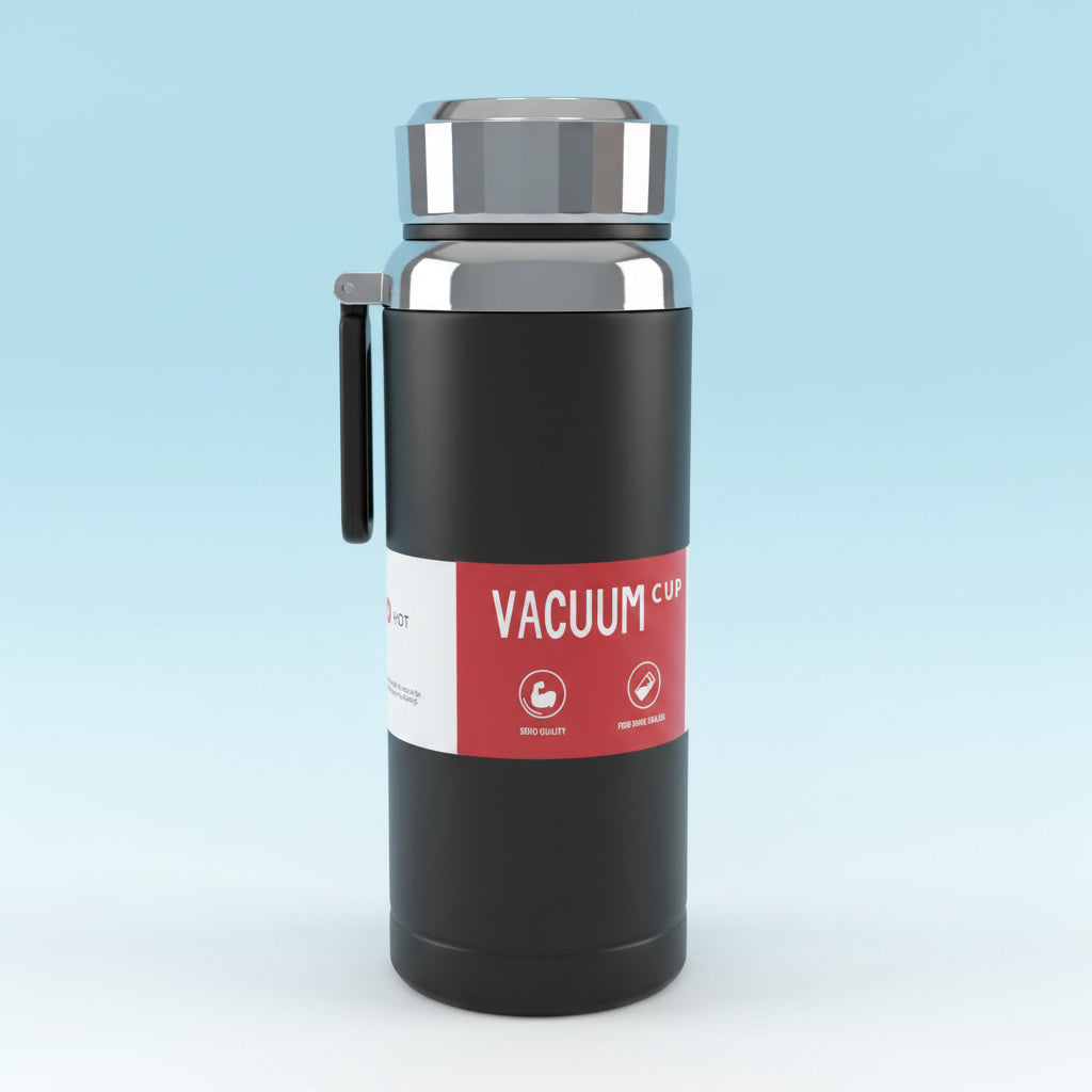 800ml/1L Premium Thermos Set | Diamond-Cut Lid, 3 Colors
