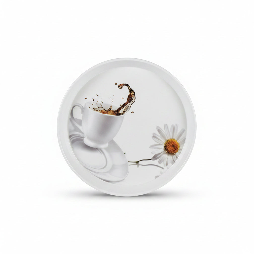 Signature 10-Inch Round Melamine Serving Tray