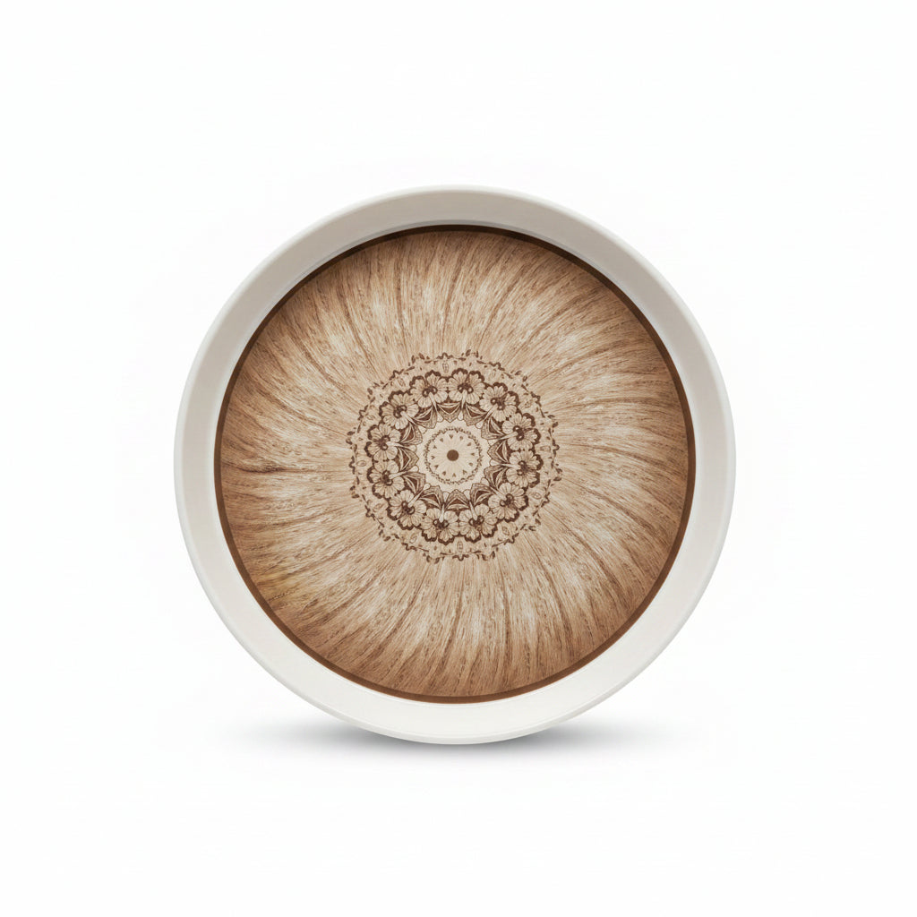 12-Inch Round Melamine Serving Tray | 15 Prints