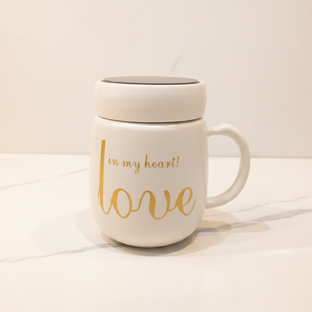 Luxury Pastel Ceramic Mugs with Diamond-Textured Lid | Premium Coffee & Tea Cups