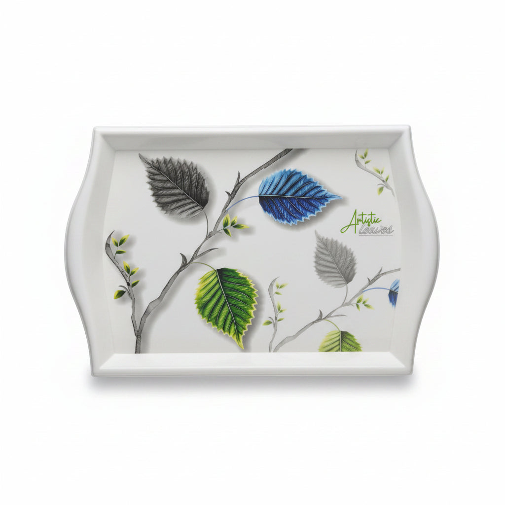 4-Piece Nested Melamine Serving Tray Set
