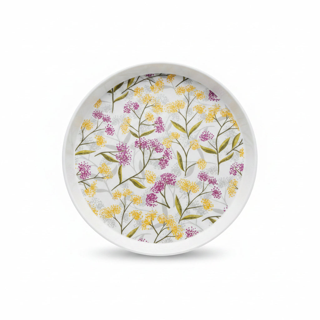 12-Inch Round Melamine Serving Tray | 15 Prints